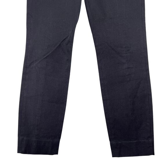 Everlane The Side-Zip Stretch Cotton Pant SIZE 0 Black Elastic Waist Chino - Picture 8 of 9